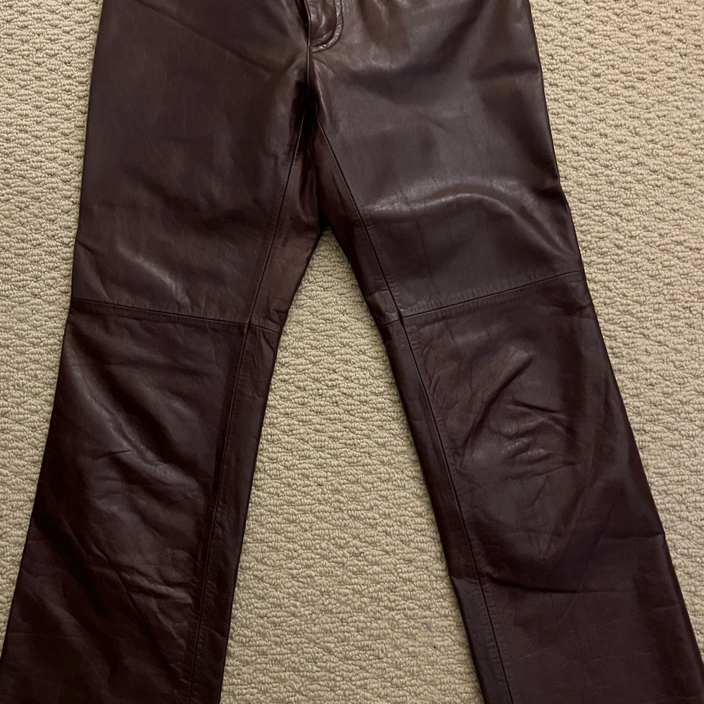 Vintage Gap Brown Leather Pants